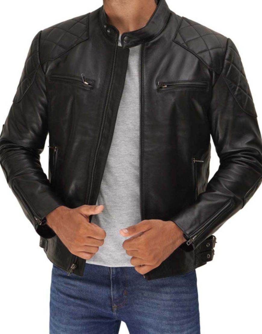 Men’s Biker Slim Fit Jacket Men’s Biker Slim Fit Jacket